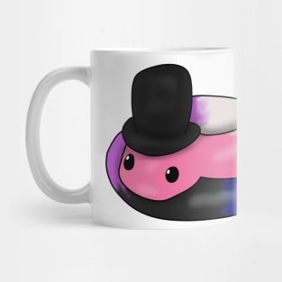 Genderfluid Snake in a top hat Mug